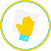 Wipe with Hand Vector Icon Design