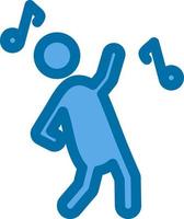 Dancing Vector Icon Design