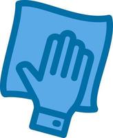 Wipe with Hand Vector Icon Design