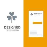 Flower Flora Floral Flower Nature Grey Logo Design and Business Card Template vector