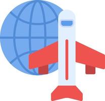 Worldwide Shipping Air Vector Icon Design