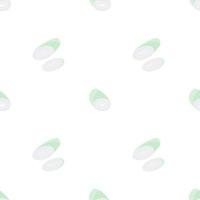 Flat vecgtor of lemon grass pattern, transparent background. vector