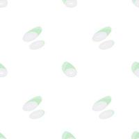 Flat vecgtor of lemon grass pattern, transparent background. vector