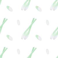 Flat vecgtor of lemon grass pattern, transparent background. vector
