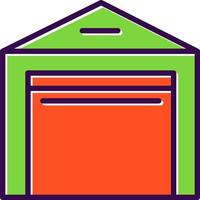 Warehouse Vector Icon Design