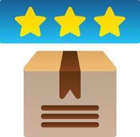 Product Rating Vector Icon Design