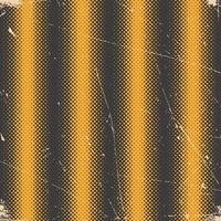 Old scratched paper card with halftone gradient vector