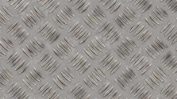 Seamless metallic diamond plate pattern surface loop. Dirty steel floor pattern texture. video