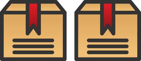 Packages Vector Icon Design