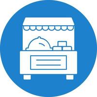 Food Stand Vector Icon Design