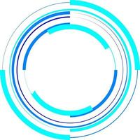 Tech Circle Decorative Vector Design Element