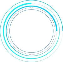 Tech Circle Decorative Vector Design Element