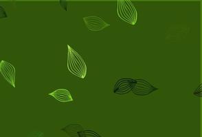 Light Green vector sketch backdrop.