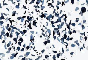 Light blue vector template with memphis shapes.