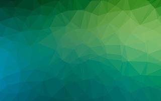 Light Blue, Green vector blurry triangle template.