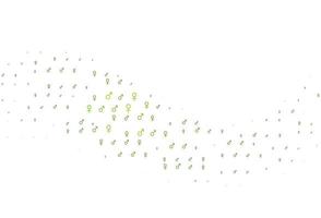 Light green vector backdrop with gender signs.