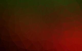 Light Green, Red vector abstract polygonal layout.