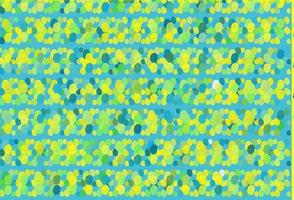 Light Green, Yellow vector background with bent ribbons.