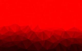 Light Red vector triangle mosaic template.