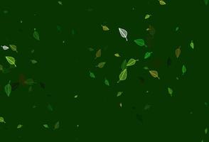 Light Green, Yellow vector doodle layout.