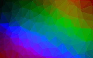 Dark Multicolor, Rainbow vector blurry triangle texture.