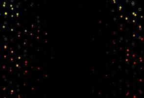 Dark Green, Red vector background with rectangles.