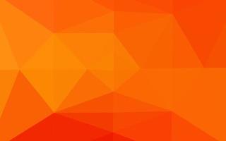 Fondo de mosaico abstracto de vector naranja claro.