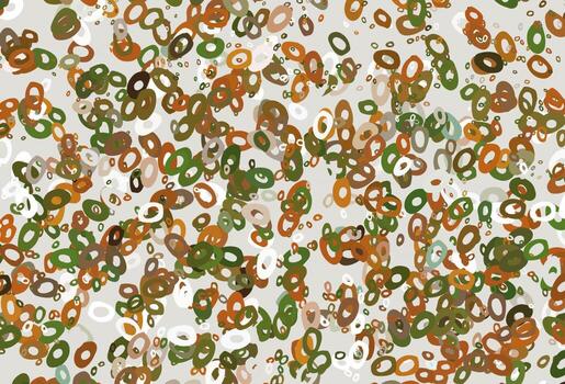 Light Green, Red vector texture with disks.