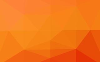 Light Orange vector blurry triangle texture.