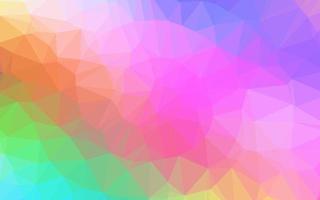 Light Multicolor, Rainbow vector shining triangular template.