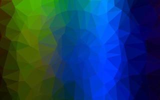 Dark Multicolor, Rainbow vector low poly layout.