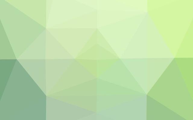 Light Green vector triangle mosaic template.