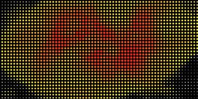 Light Orange vector background with spots.