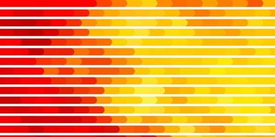 Light Orange vector background with lines.