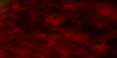 Dark Orange vector background with polygonal style.