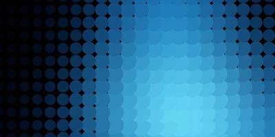 Dark BLUE vector pattern with spheres.