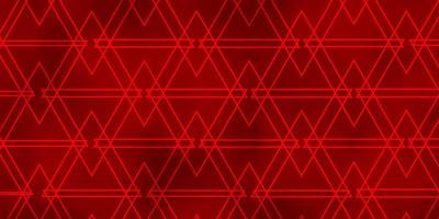 Light Orange vector background with lines, triangles.