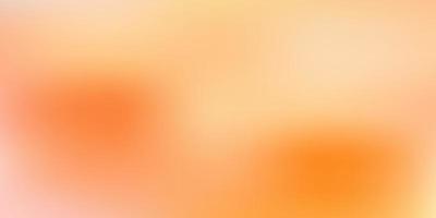 Light orange vector gradient blur template.