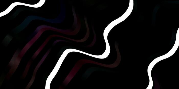 Dark Multicolor vector backdrop with circular arc.