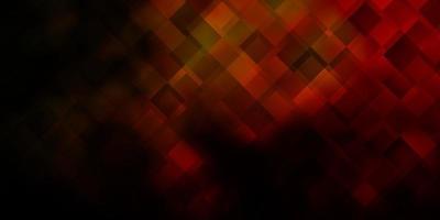 Dark Orange vector pattern in square style.