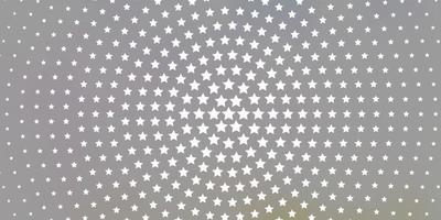 Light Multicolor vector pattern with abstract stars.