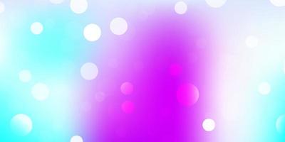 Light pink, blue vector texture with memphis shapes.