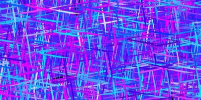 Dark Pink, Blue vector pattern with sharp lines.