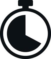 Stopwatch icon. Timer. Watch. Simple flat design. Vector art