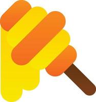 Honey Stick Vector Icon Design