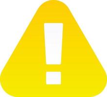 Caution Vector Icon Design