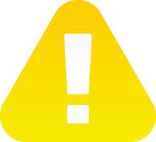 Caution Vector Icon Design