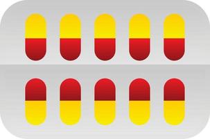 Pills Package Vector Icon Design