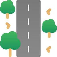 Unsealed Road Vector Icon Design