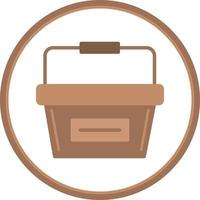 Shopping Basket Vector Icon Design